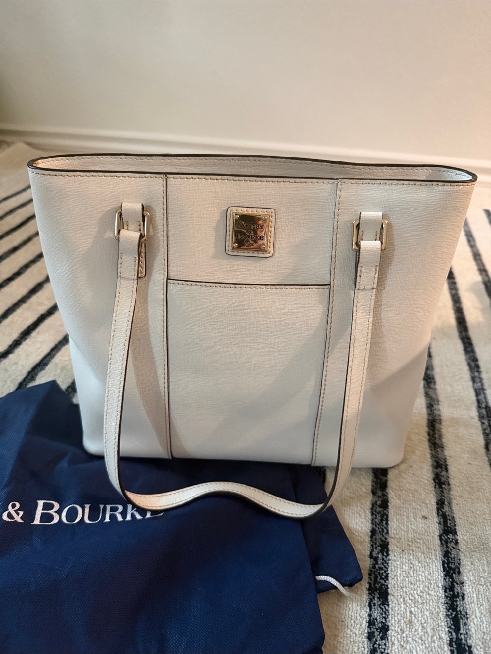 Dooney & Bourke Saffiano Pebble Leather Tote